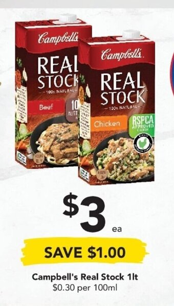 Drakes Campbell's Real Stock 1lt offer