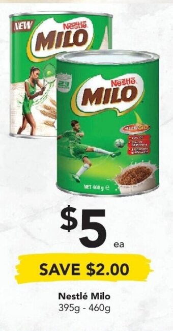 Drakes Nestle Milo 395g-460g offer