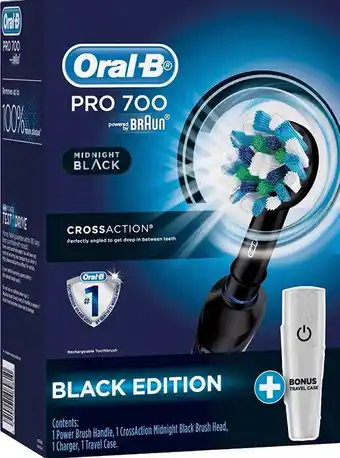 BIG W Oral-b pro 700 black offer