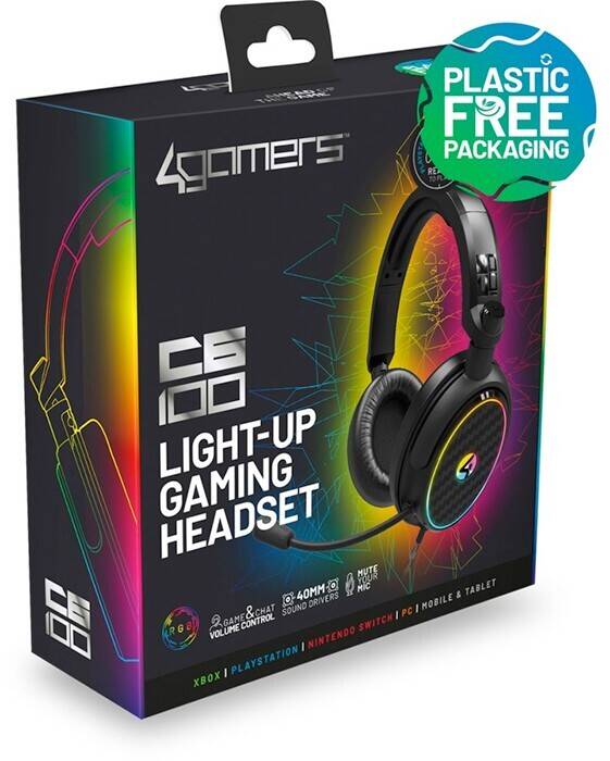 BIG W 4gamers c6-100 rgb led gaming headset offer
