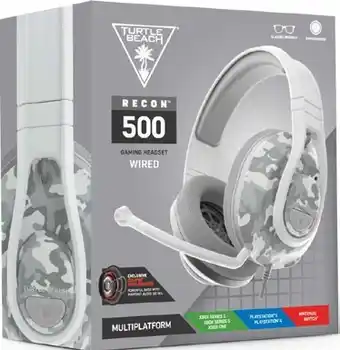 BIG W Turtle beach recon 500 multiformat gaming headset - white offer