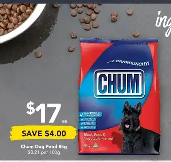 Drakes Chum Dog Food 8kg offer