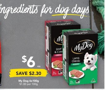 Drakes My Dog 6x100g offer