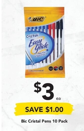 Bic Cristal Pens 10 Pack