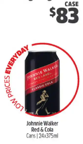 Johnnie Walker Red & Cola 24x375