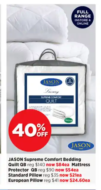 Spotlight Jason Supreme Comfort Bedding Quilt QB offer