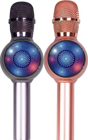BIG W Laser led karaoke microphones offer