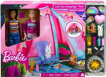 BIG W Barbie let’s go camping tent playset offer