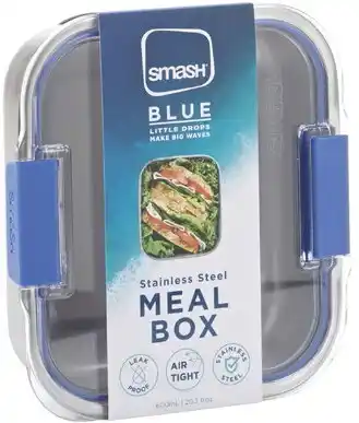 BIG W Smash blue stainless steel meal box offer