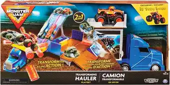 BIG W Monster jam 1:64 transforming hauler playset offer