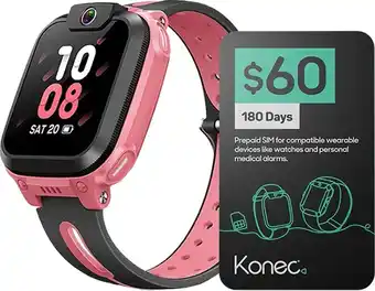 BIG W Konec imoo z1 4g watch bundle with 180-day konec sim offer