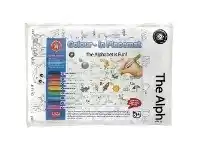 Officeworks Learning Can Be Fun Colouring In Placemat & Markers Alphabet offer