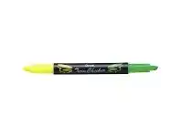 Officeworks Pentel Twin Checker Highlighter Yellow/Light Green offer