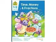 Officeworks Hinkler School Zone Time Money and Fractions I Know It Workbook offer