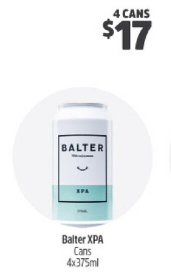 Balter XPA Cans 4x375ml