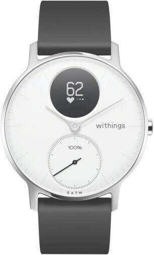 The Good Guys Withings Steel HR Fitness Watch 36mm - White offer