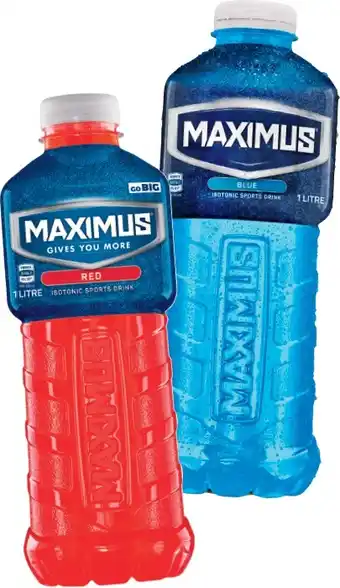 Maximus sports drink 1 litre selected varieties
