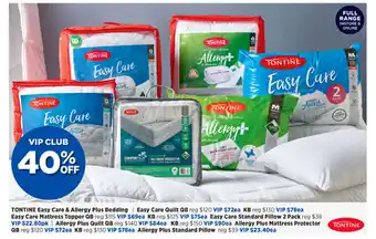 Spotlight Tontine Easy Care & Allergy Plus Bedding / Easy Care Quilt QB offer