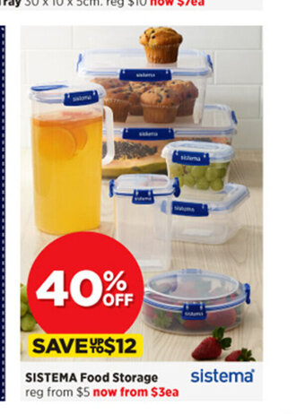Spotlight SISTEMA Food Storage offer