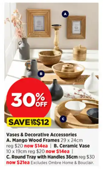 Spotlight Vases & Decorative Accessories - Mango Wood Frames 29x24cm offer