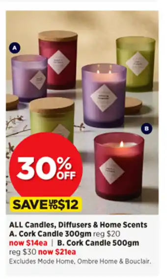 All Candles, Diffusers & Home Scents Cork Candle 300gm