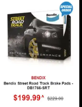 SuperCheap Auto Bendix Street Road Tract Brake Pads DB1766-SRT offer
