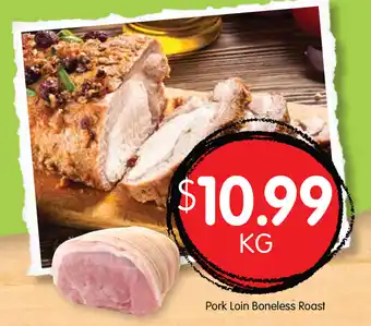 Spudshed Pork Loin Boneless Roast offer