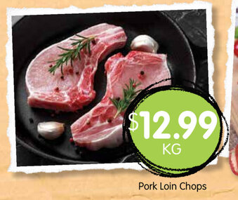 Spudshed Pork Loin Chops offer