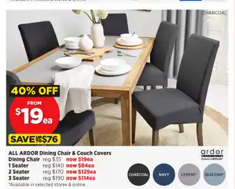 All Ardor Dining Chair & Couch Covers Dining Chair
