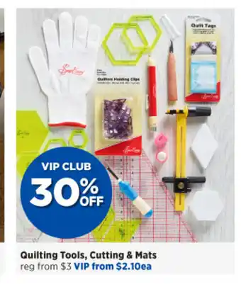 Spotlight Quilting Tools, Cutting & Mats offer