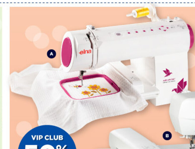 All Embroidery Machines ELNA Air Embroidery machine offer at Spotlight