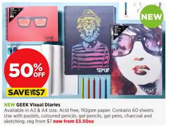 Spotlight NEW Geek Visual Diaries offer
