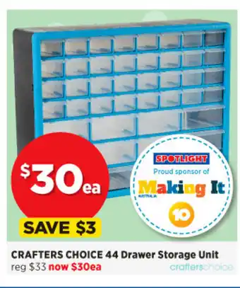 Spotlight Crafter Choice 44 Drawer Storage Unit offer
