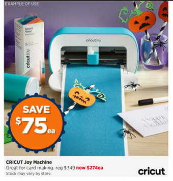 Spotlight Cricut Joy Machine offer