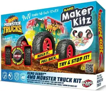 BIG W Hot Wheels Monster 4WD Truck Maker Kitz offer