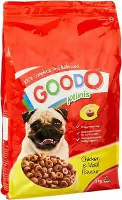 BIG W Good O Dry Dog Food 3kg - Chicken and Veal offer