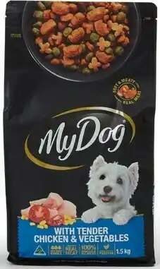 BIG W My Dog Dry Dog Food 1.5kg - Tender Chicken offer
