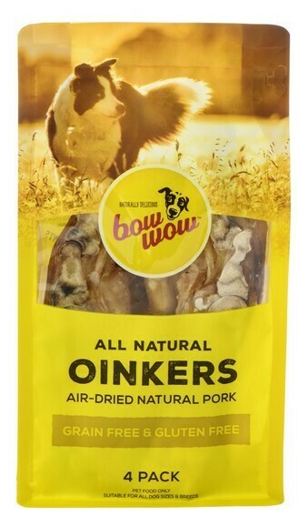 BIG W Bow Wow Oinkers Dog Treats 4 Pack offer