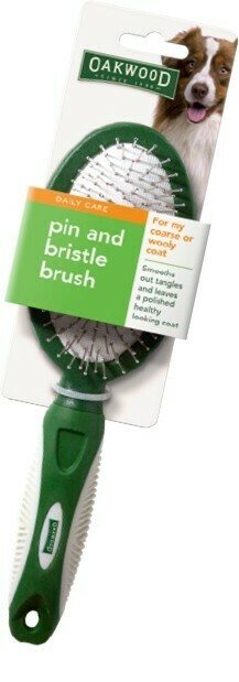BIG W Oakwood Pin & Bristle Brush offer