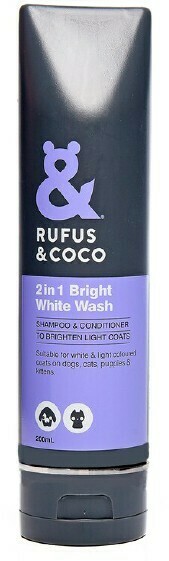 BIG W Rufus & Coco 2-in-1 Bright White Wash 200ml offer