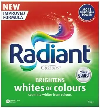BIG W Radiant Laundry Powder 7kg - Whites or Colours offer
