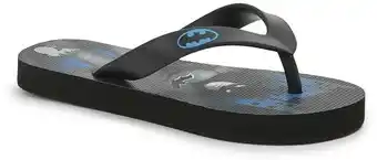 BIG W Batman Kids Thongs - Black offer
