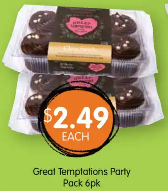 Spudshed Great Temptations Party Pack 6pk offer