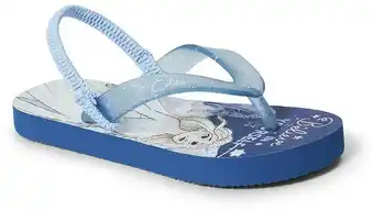 BIG W Disney Kids Frozen 2 Printed Thongs - Blue offer
