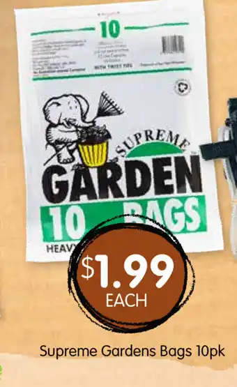 Spudshed Supreme Gardens Bags 10pk offer