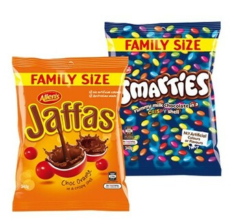 BIG W Nestlé or Allens Value Bags 340g offer