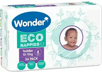 BIG W Wonder Eco Toddler Nappies 36 Pack offer
