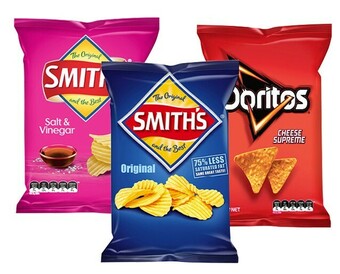 BIG W Smith’s or Doritos Chip Varieties 150g - 170g offer