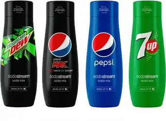 BIG W Soda Stream Varieties offer