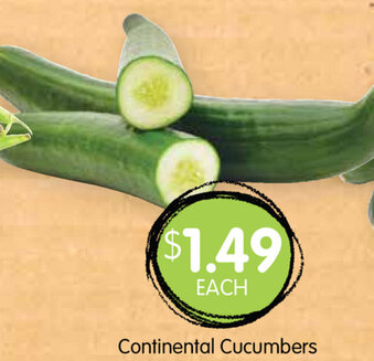 Continental Cucumbers